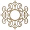 Ekena Millwork Dijon Wood Fretwork Pierced Ceiling Medallion, Birch, 36"OD x 11 3/4"ID x 1/4"T CMWP36X36X0250DIBI - alternate 5